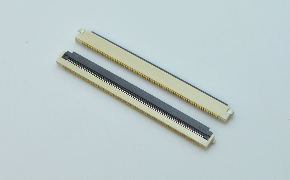 FFC/FPC座 软排线连接器 0.5mm间距 80P /68P翻盖式下接触 液晶屏,麻豆91在线免费观看