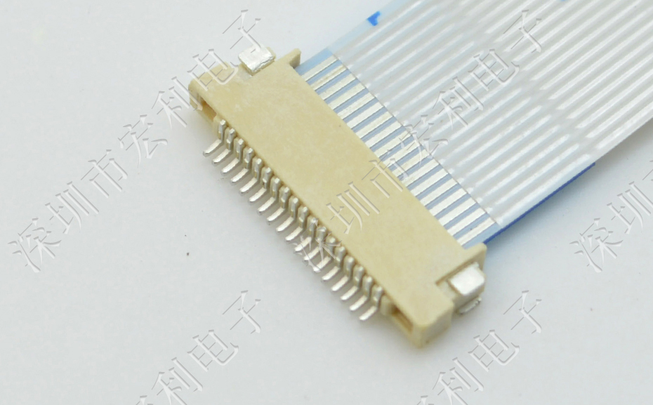 FFC/麻豆免费电影 间距0.5mm H1.5 13P双面接触贴片接插件 SMT排插座