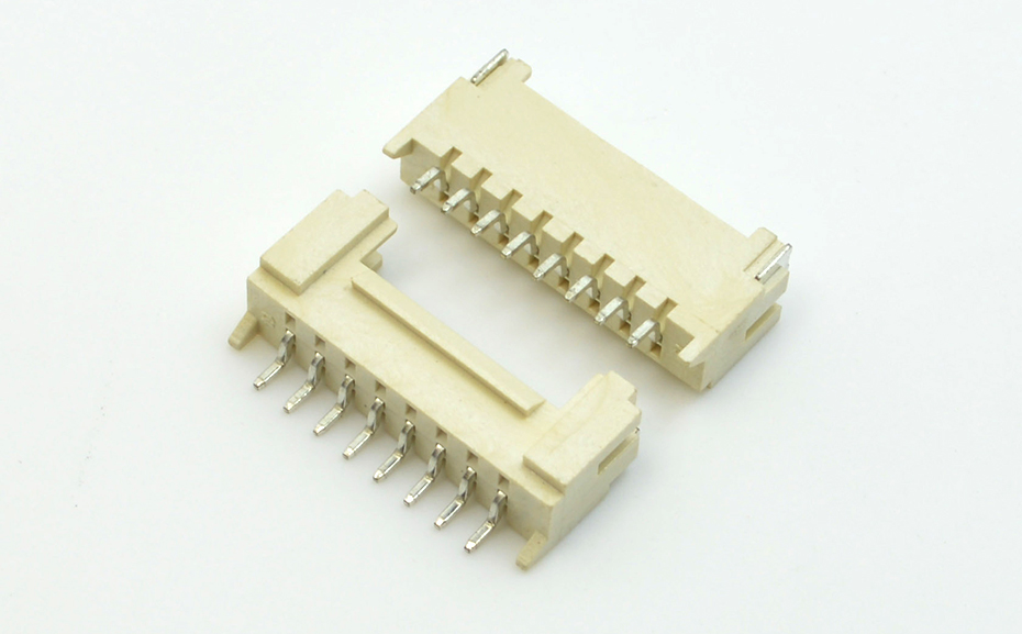 HY2.0mm间距 5P 带锁扣单排卧式贴片插座 PCB板SMT贴片条形连接器,麻豆91在线免费观看